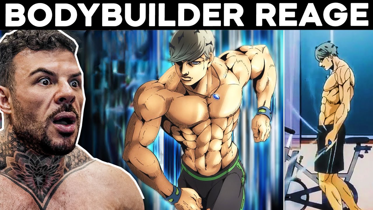 Bodybuilder Reage a Cenas de Muscula&ccedil;&atilde;o Nos Animes #10 | Jojo&rsquo;s Bizarre Adventure