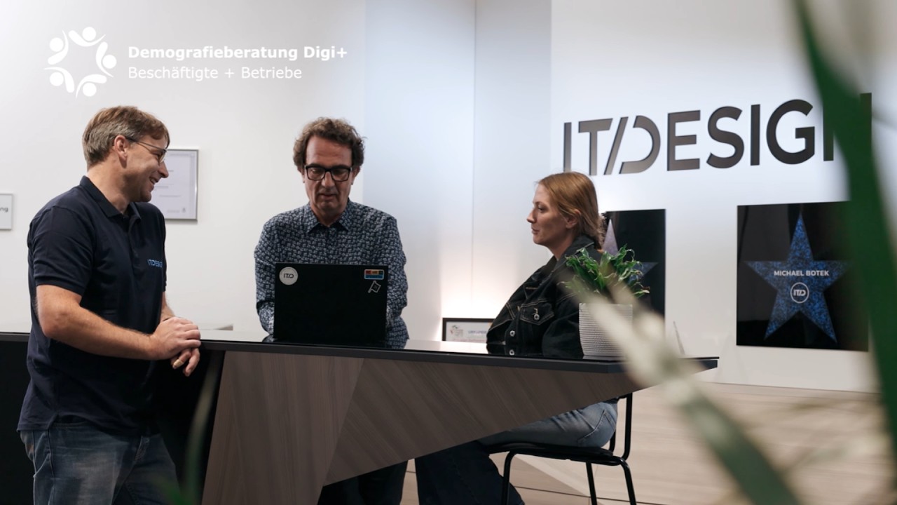 Demografieberatung Digi+ bei ITdesign in Wien // Best-Practice-Betrieb