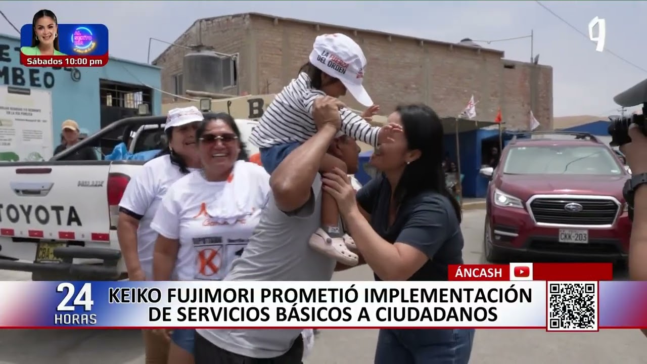 Keiko Fujimori realiza actividades en Áncash