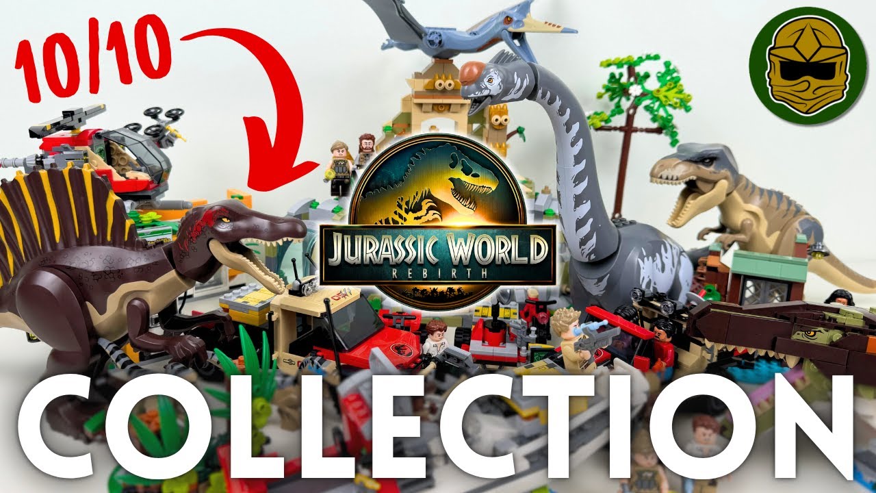 SPINOSAURUS!!!! LEGO® Jurassic World Rebirth Collection: Mosasaurus, Titanosaurus, & Quetzalcoatlus