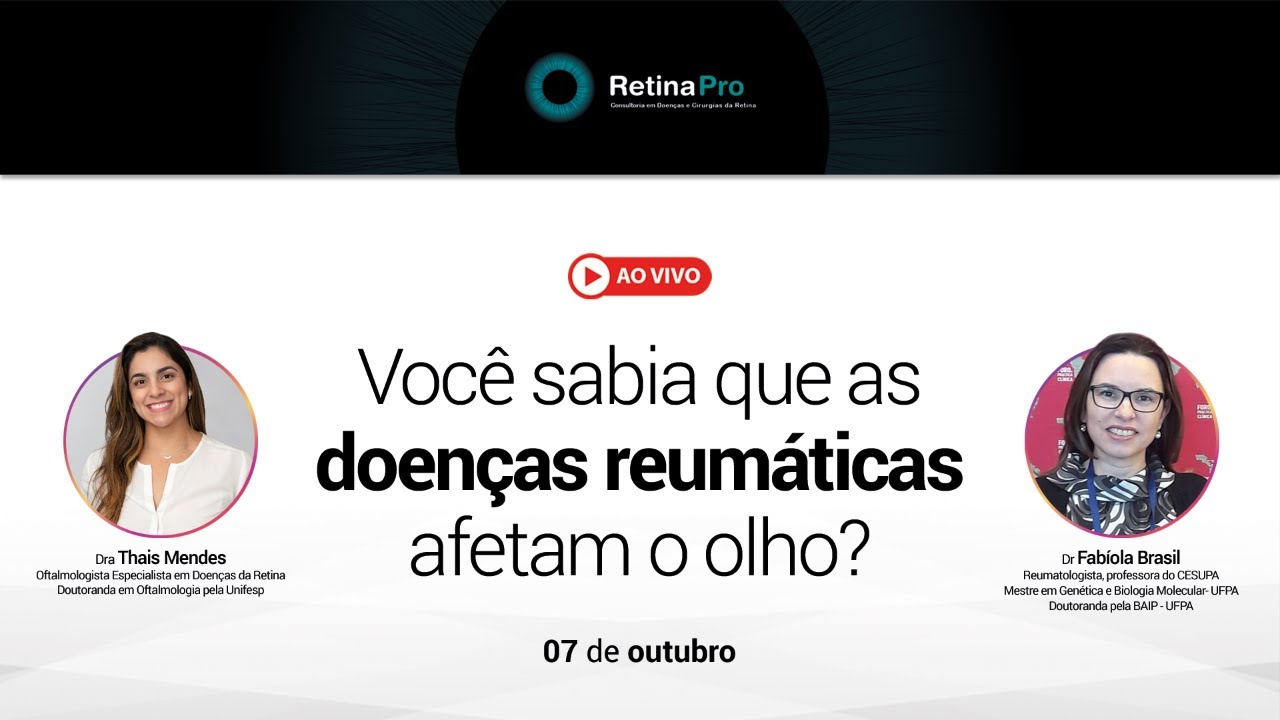 Você sabia que as doenças reumáticas afetam o olho?