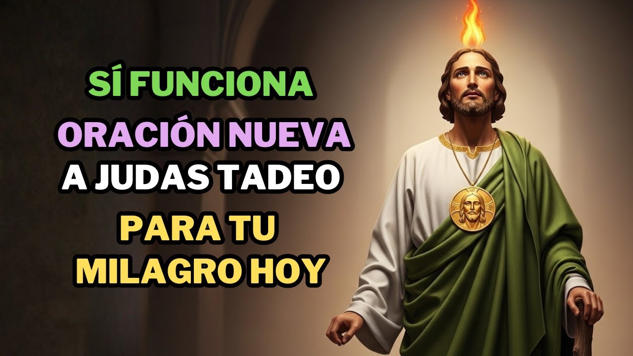 ¡SÍ FUNCIONA! Oración Nueva a San Judas Tadeo para tu Milagro Hoy