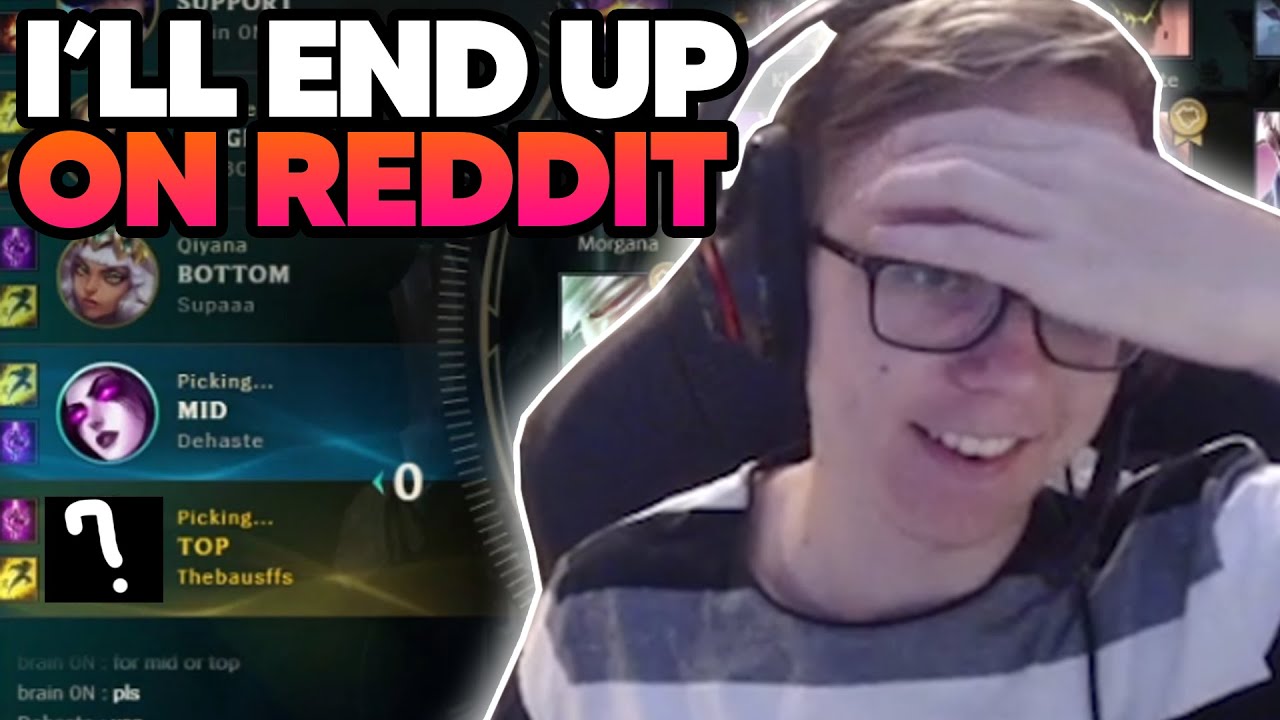 Thebausffs | I'M SO SCARED, NOBODY WANTS ME TO PICK THIS CHAMPION