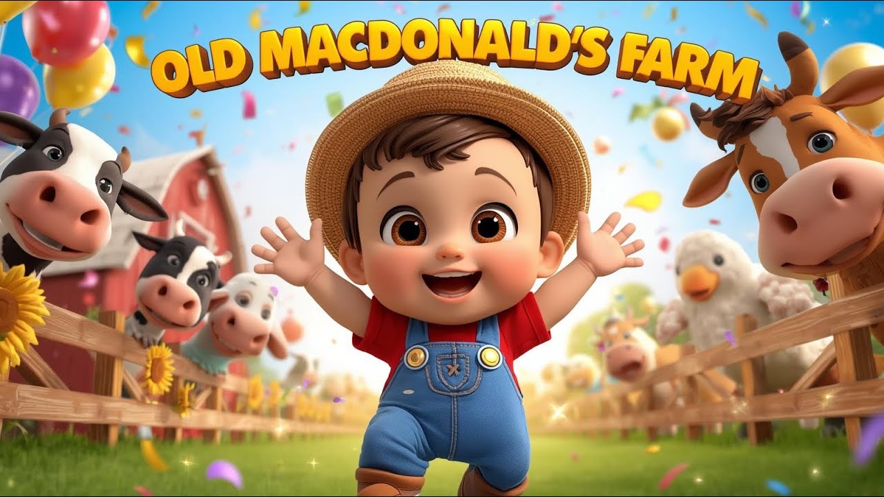 🐥Old MacDonald’s Farm 🐄 | Millo Animal Dance Song | Kids Nursery Rhymes & Farm Animals #kidssongs 