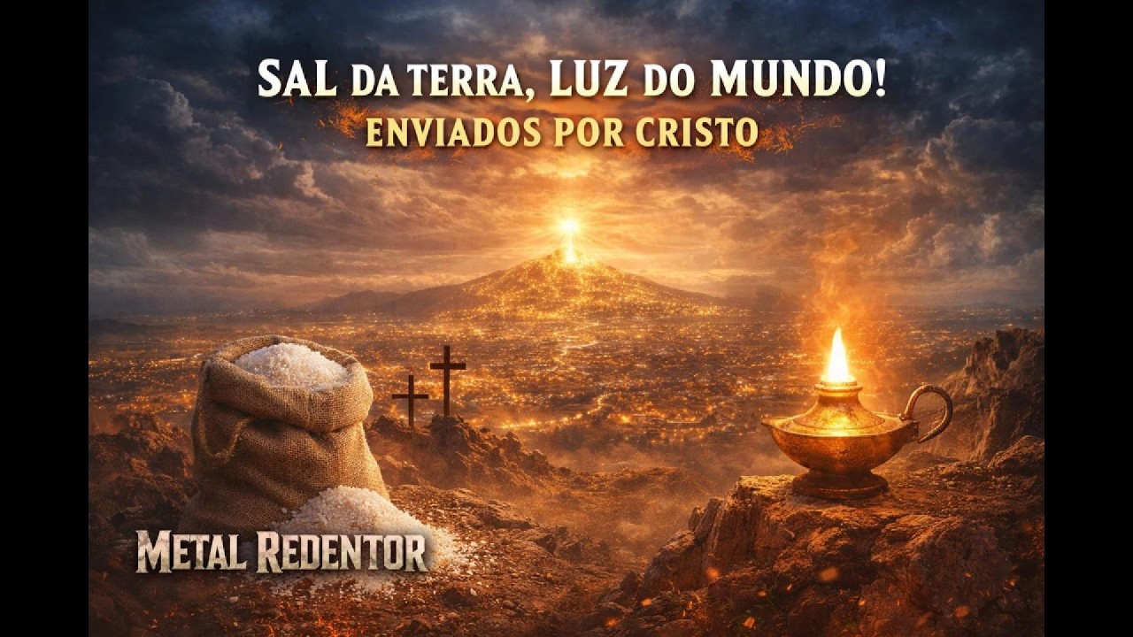 SAL DA TERRA, LUZ DO MUNDO | Enviados por Cristo | Metal Redentor (Official Lyric Video)
