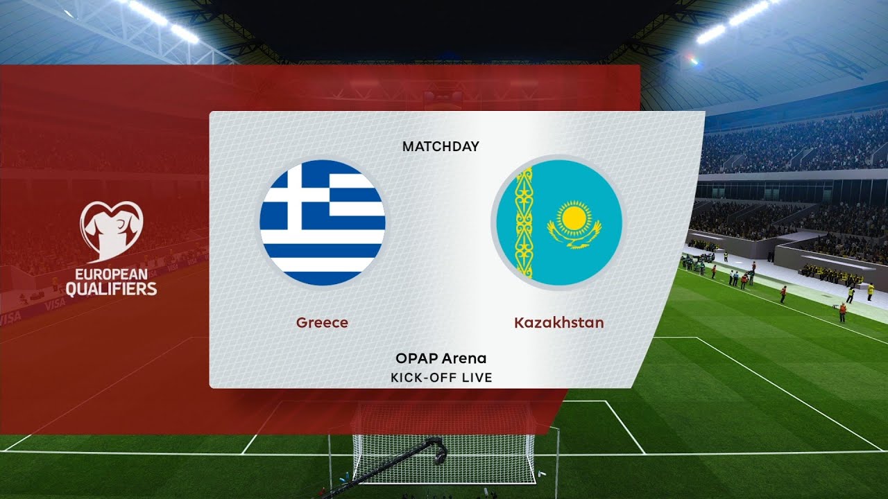 Greece vs Kazakhstan | OPAP Arena | European Qualifiers | PES 2021