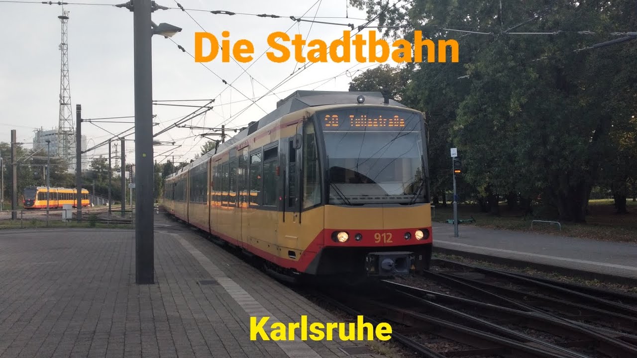 Stadtbahn in Karlsruhe +Mitfahrt