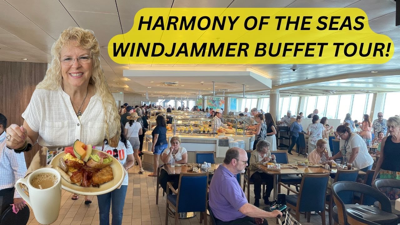 Harmony of the Seas Windjammer Buffet! A Complete Tour of the Breakfast Buffet! Eat Here? Find Out!