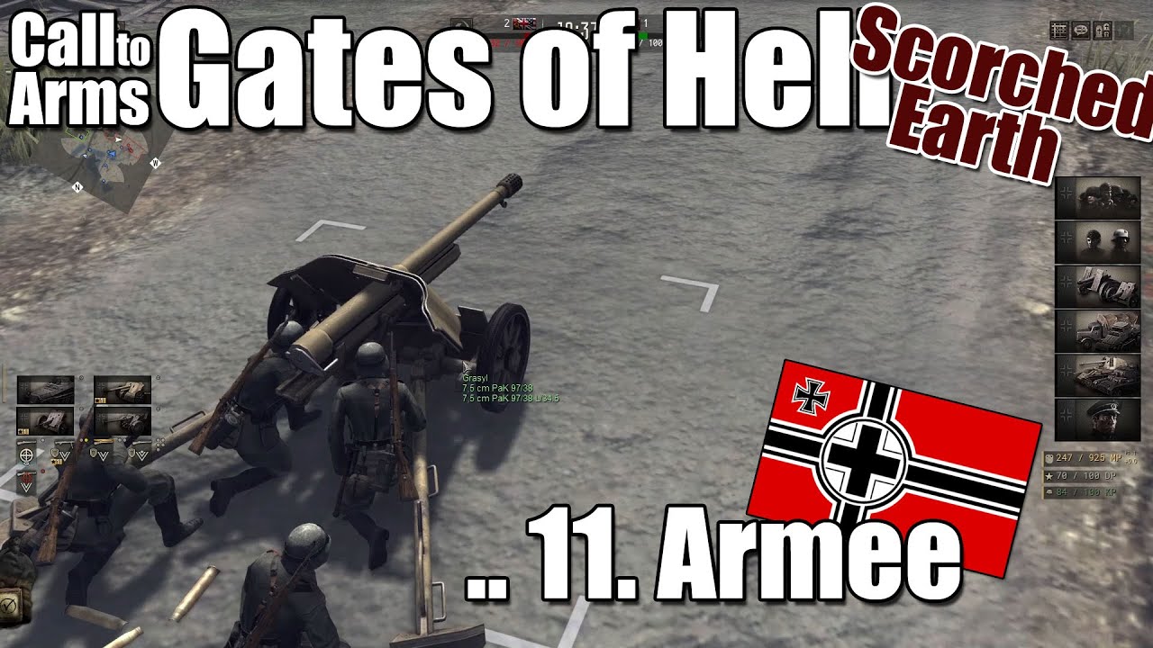 Wehrmacht 11. Armee, Scorched Earth DLC von Gates of Hell Ostfront