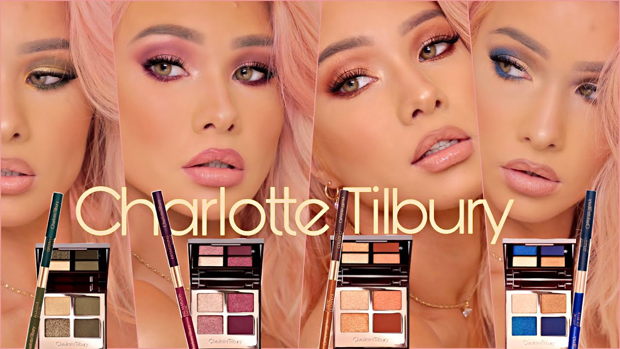 NEW! 4 CHARLOTTE TILBURY eyeshadow palettes & eyeliners (I'm shook!)