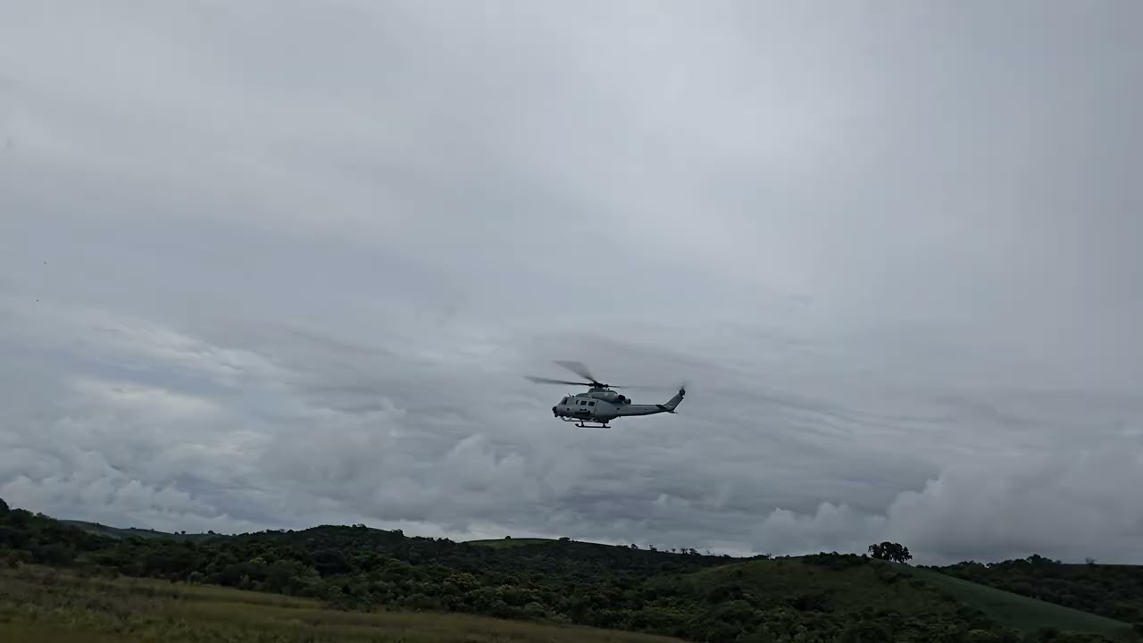 Helicóptero UH1-Y (Venom) - Utilizado pelos Fuzileiros Navais americanos. 