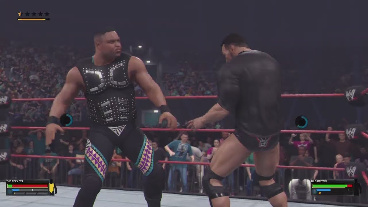 WWE 2K26 RAW The Rock 🆚 D'Lo Brown