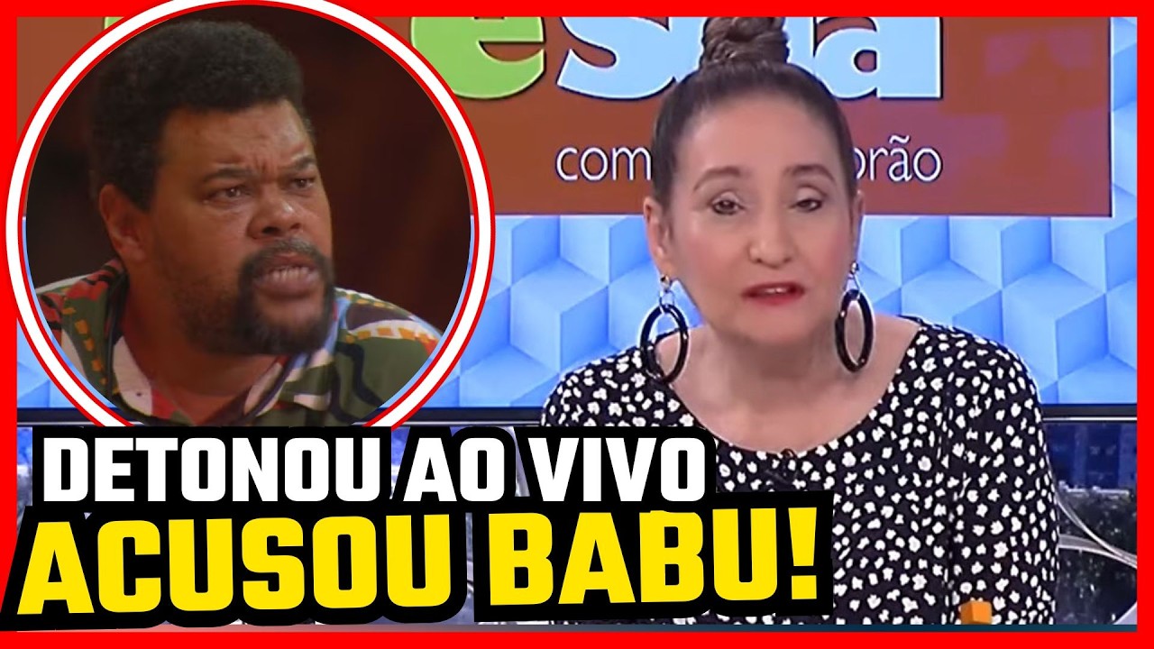 Sonia Abrão perde a linha ao vivo e acusa Babu Santana em rede nacional: 