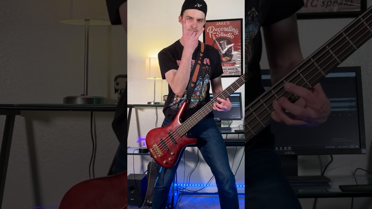 Steve Harris&rsquo; INSANE finger work in Hallowed Be Thy Name - Iron Maiden