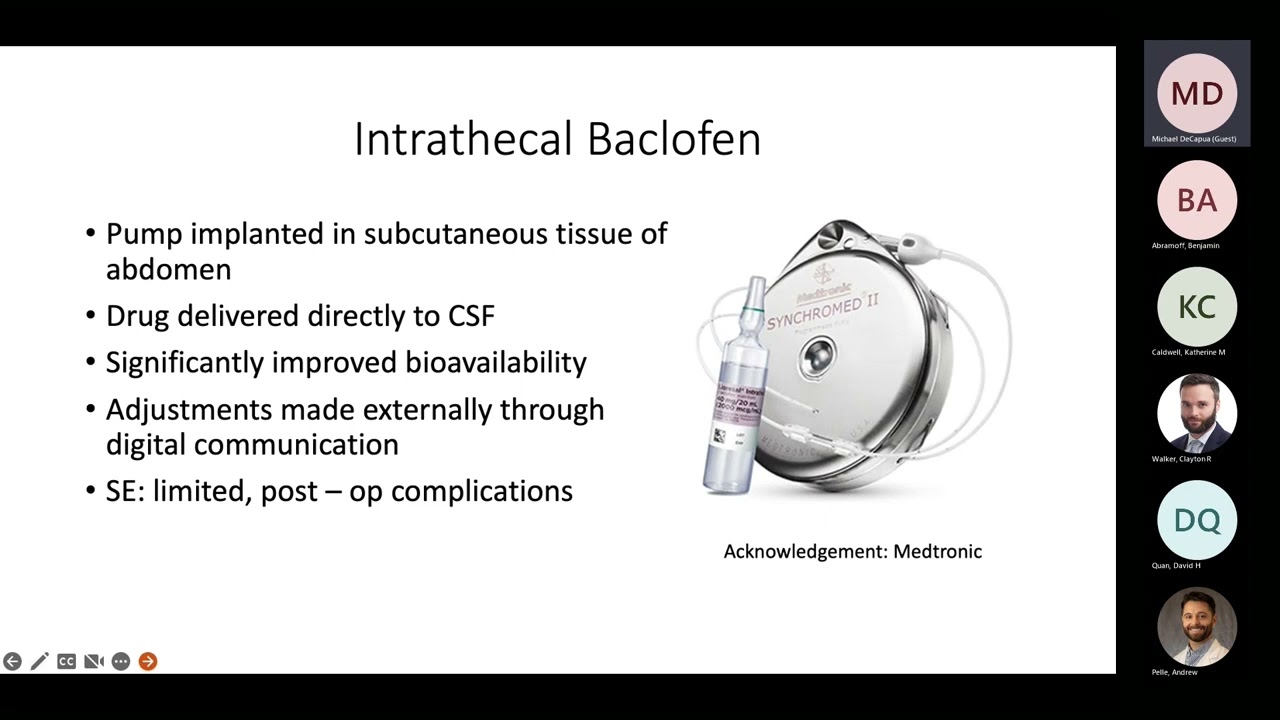 Spasticity Medications and Treatment Review
