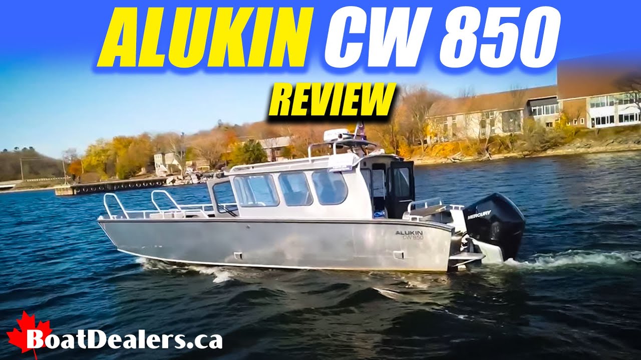 Alukin CW 850 #workboat #mercuryoutboard