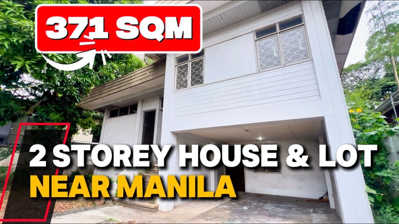 V-1050-25 🏡2 storey House and lot 371 sqm 5 bedrooms 24/7 security NEAR MANILA