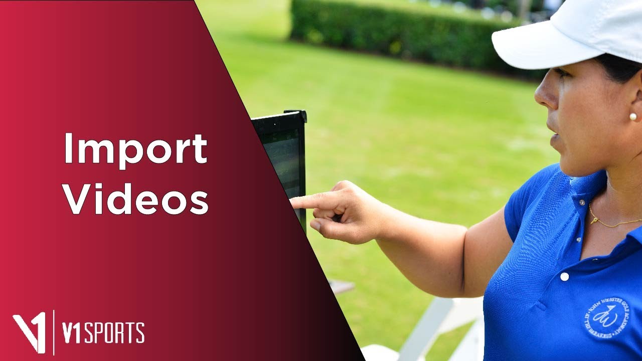 V1 Golf App: How to Import Videos