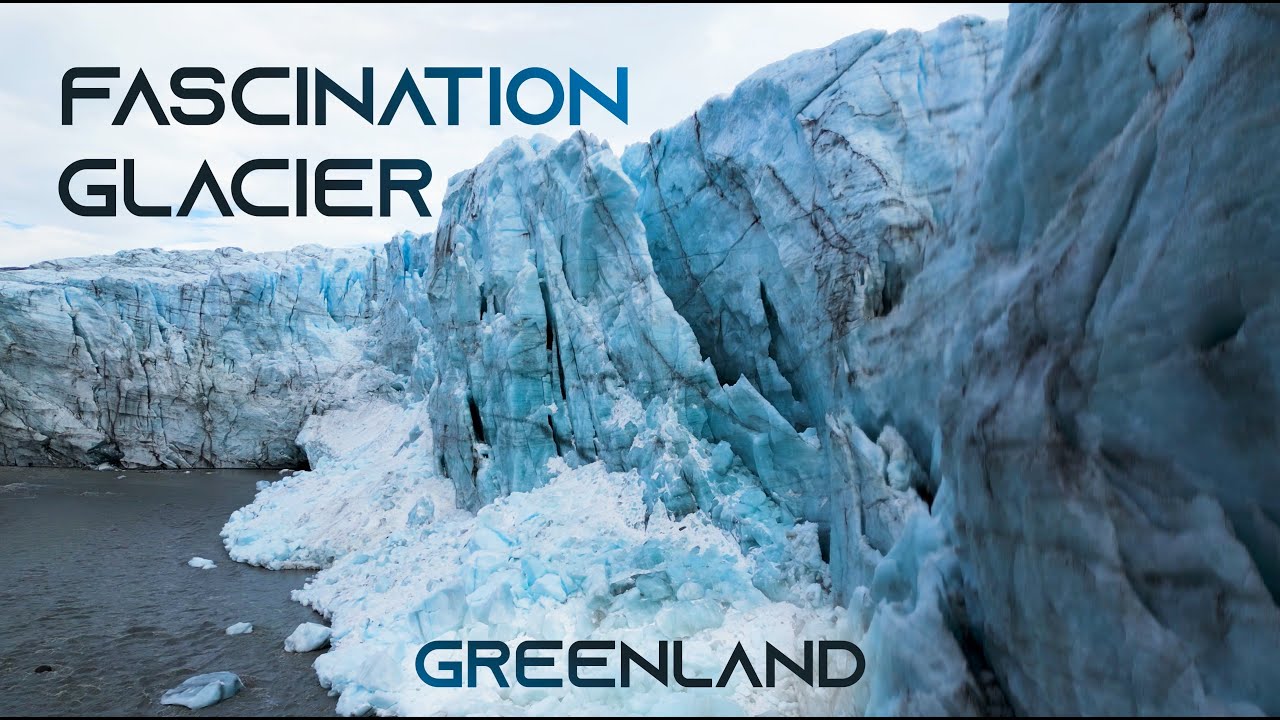 Fascination Glacier 4K | Glacier calving | Russell Glacier | Greenland Kangerlussuaq