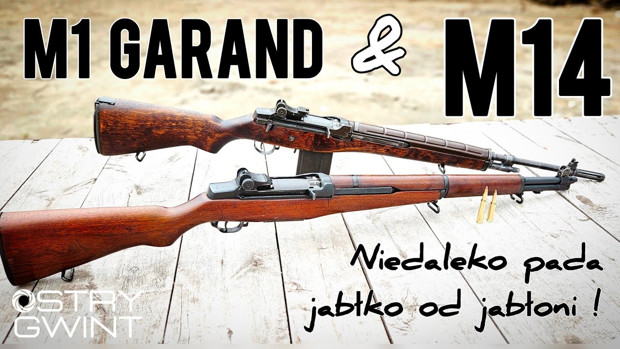 M1 Garand & M14, niedaleko pada jabłko od jabłoni! US M14 & M1 the best american battle rifles ever!