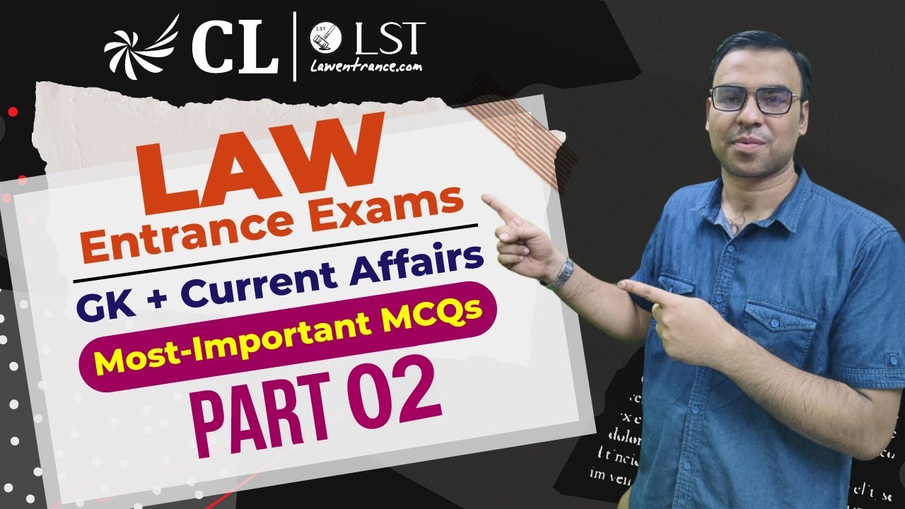 Law Entrance GK Revision | Most Expected Concepts & Questions - 02 | CLLST