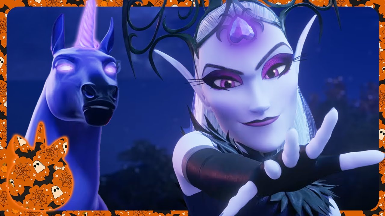 🎃🦄 Halloween with Ravenzella and the Grim Unicorn 🎃🦄 | Unicorn Academy | Magical Cartoons for Kids