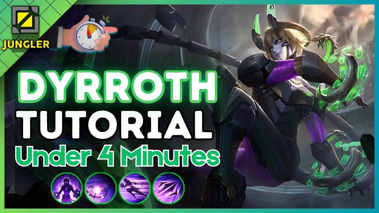 4-Minute Dyrroth Tutorial in the Jungle || (MLBB S37) 2025