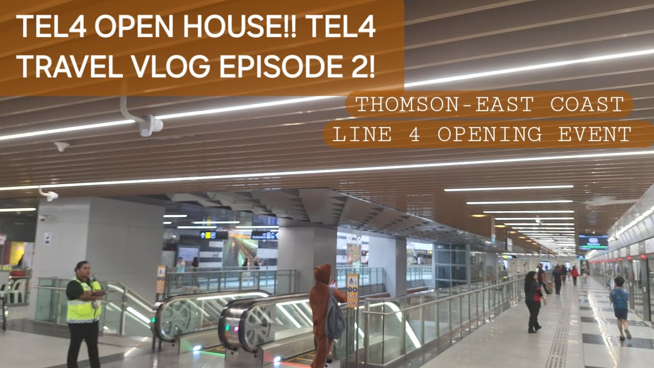 Открытие линии Thomson-East Coast Line 4 (TEL4)! (Tanjong Rhu, Bayshore) ПОЛНОЕ ПУТЕШЕСТВИЕ Первы...