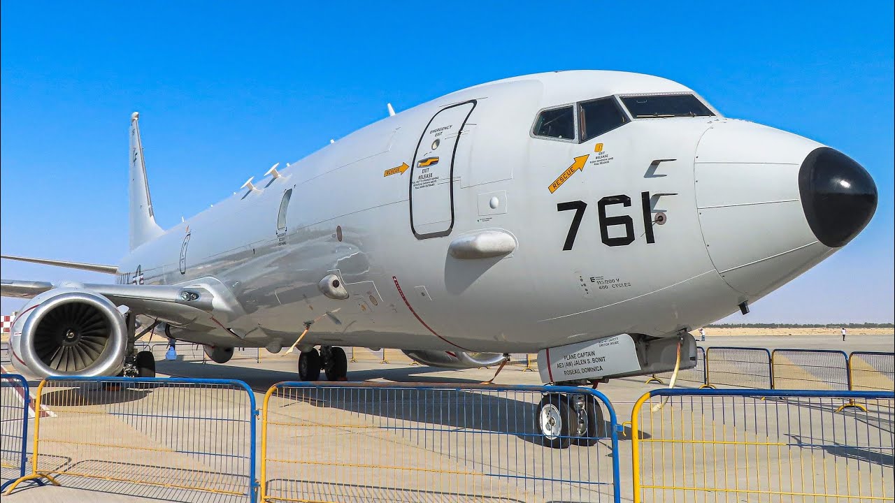 Boeing P8A Poseidon | United States Navy | Dubai AirShow