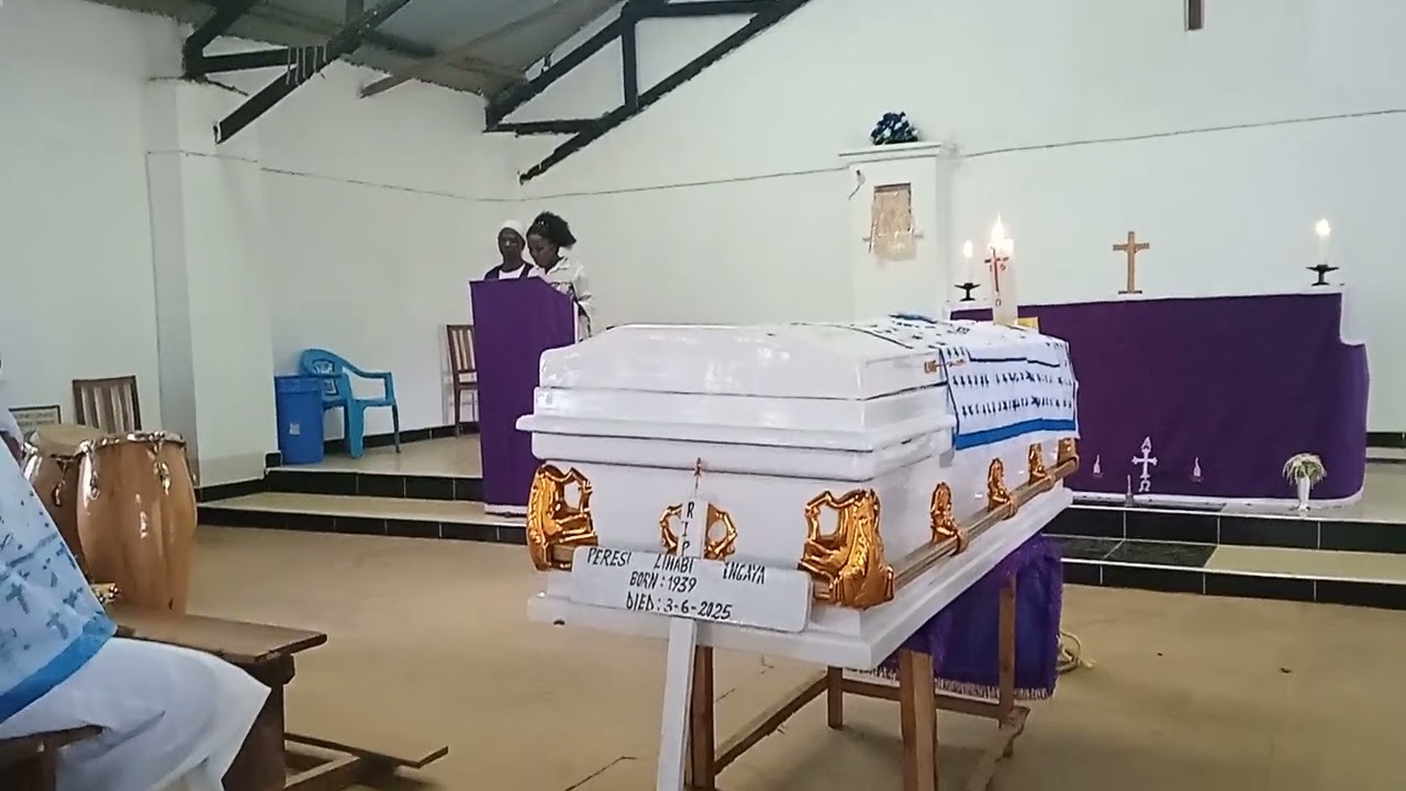 African village girl: JessB Africa reads word in grandma's service