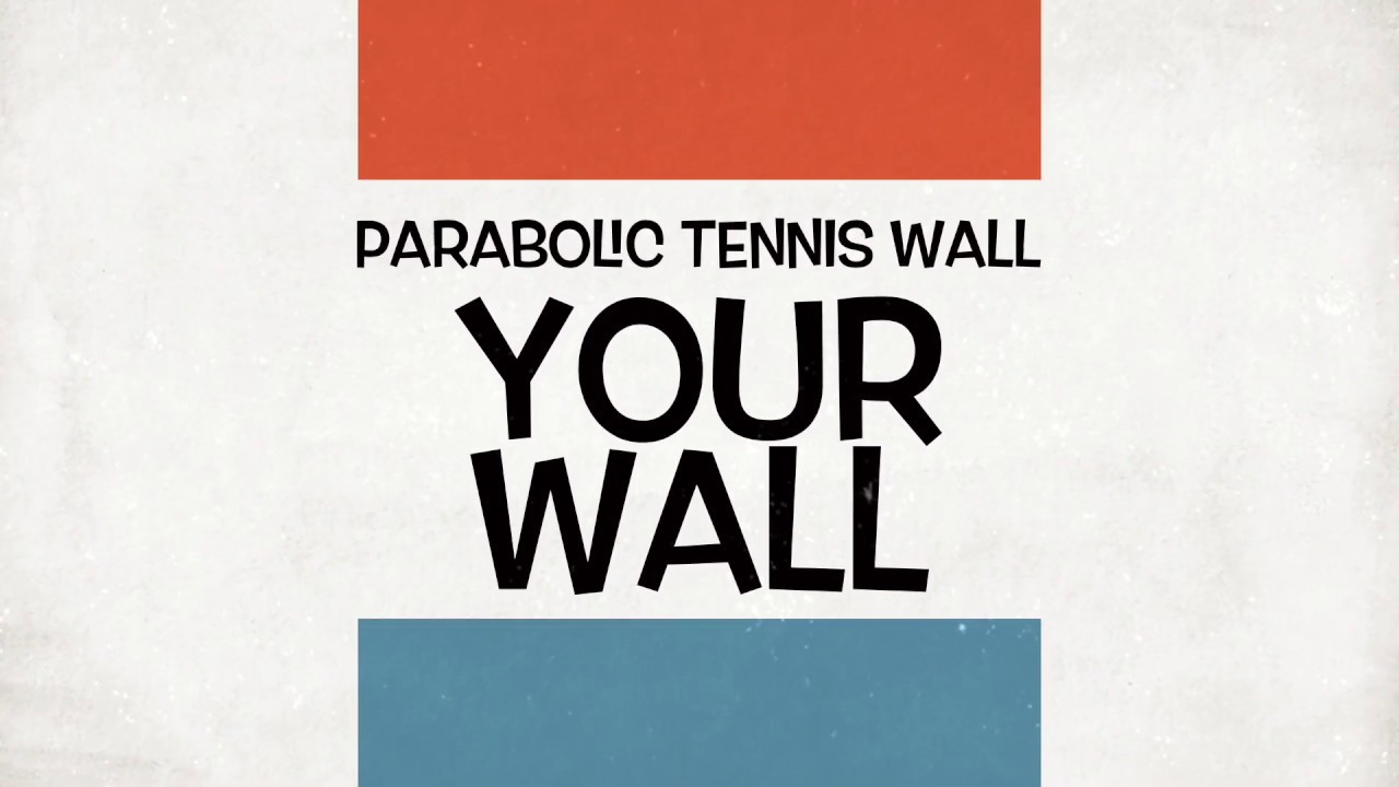 Parabolic Tennis Wall by Adeco