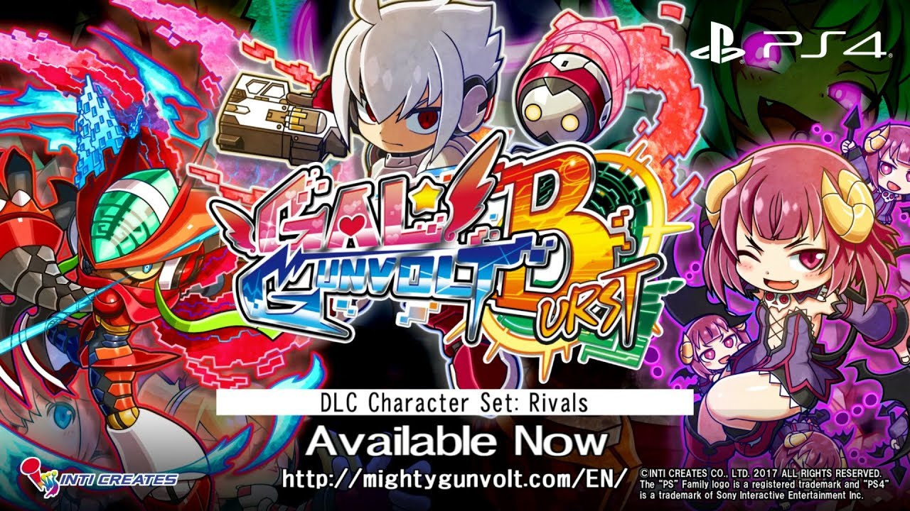 GAL*GUNVOLT BURST Rival Characters DLC - Official Trailer