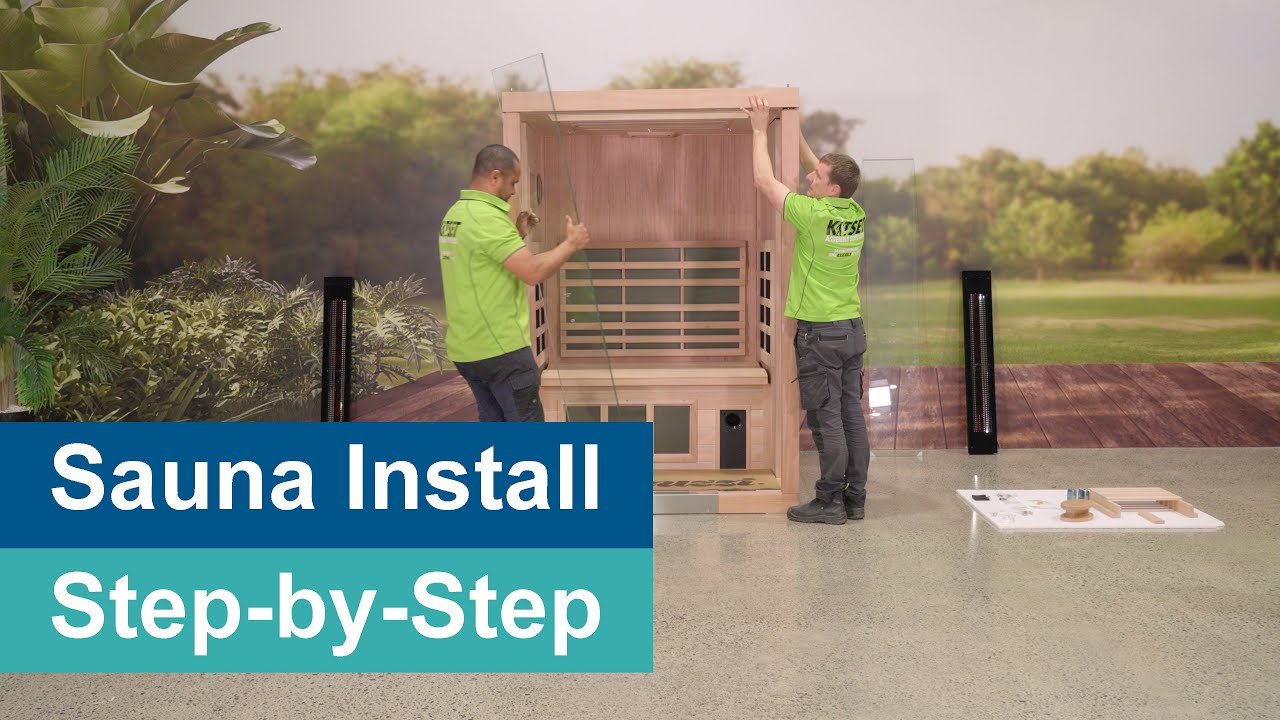 Jacuzzi® 2-Person Infrared Sauna Installation – Step-by-Step Setup Guide