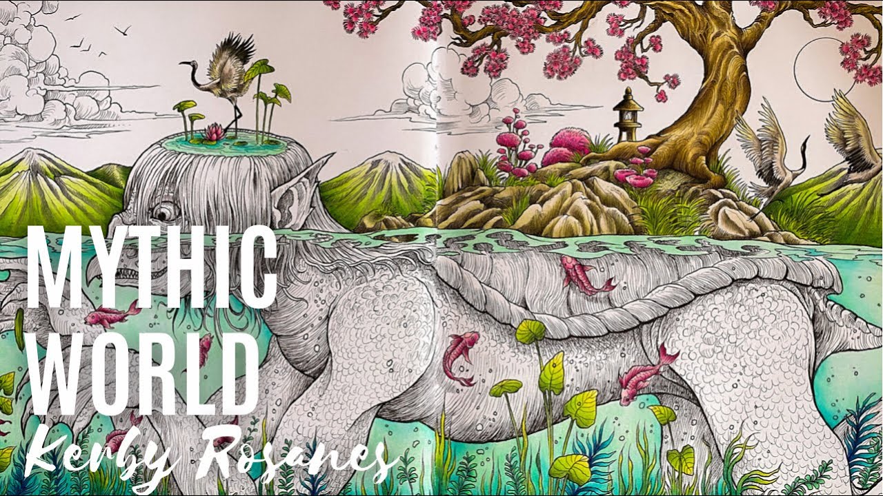 Colour Along | Mythic World by Kerby Rosanes | Kappa part 1