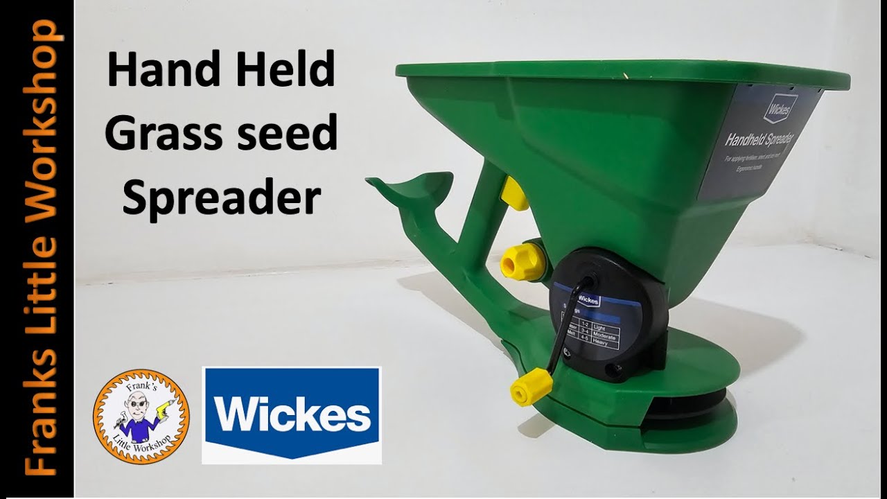 Hand Held Grass Seed Spreader.