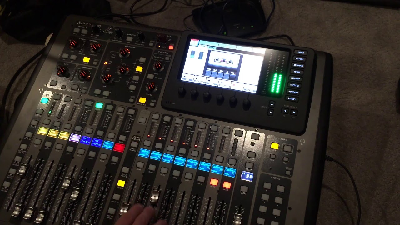 Behringer x32 Compact   Tutorial 3  Monitors