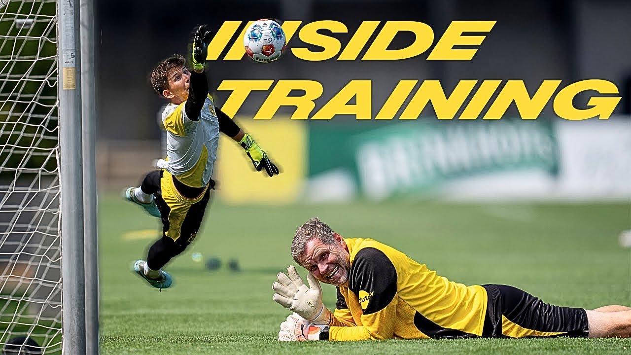 Borussia Dortmund Goalkeeper Training Session