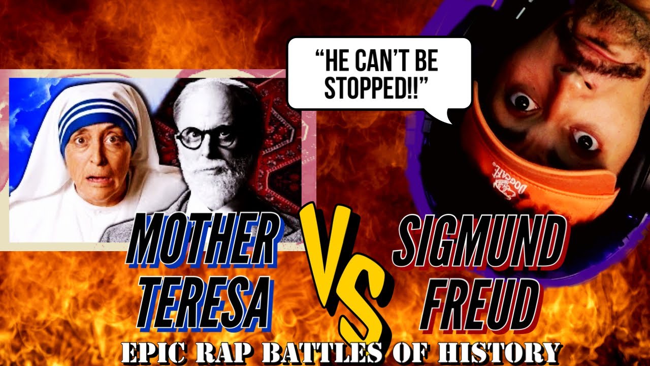 THEY NEED TO BE NERFED! | Mother Teresa vs Sigmund Freud. Epic Rap Battles of History (REACTION)