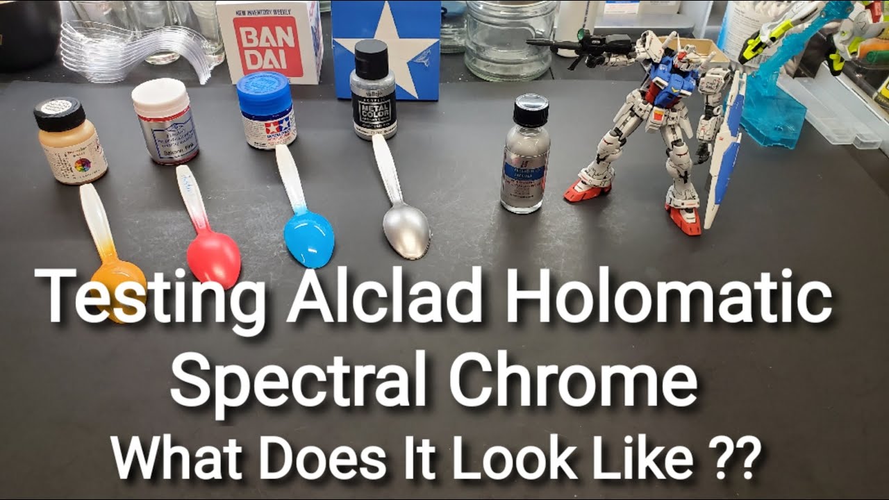 ALCLAD Holomatic Spectral Chome - What Does This Stuff Look Like ? Let's Find Out?