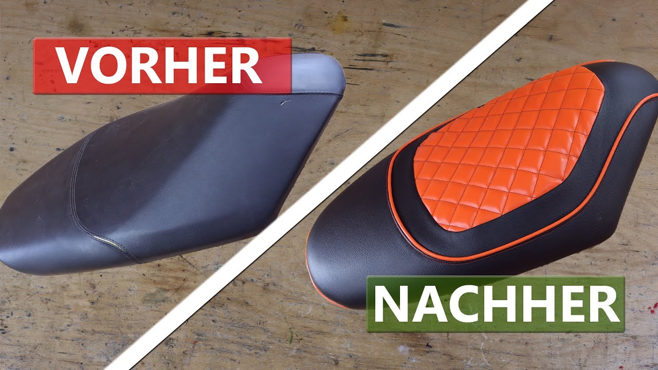 Alte Roller Sitzbank neu polstern - Restauration