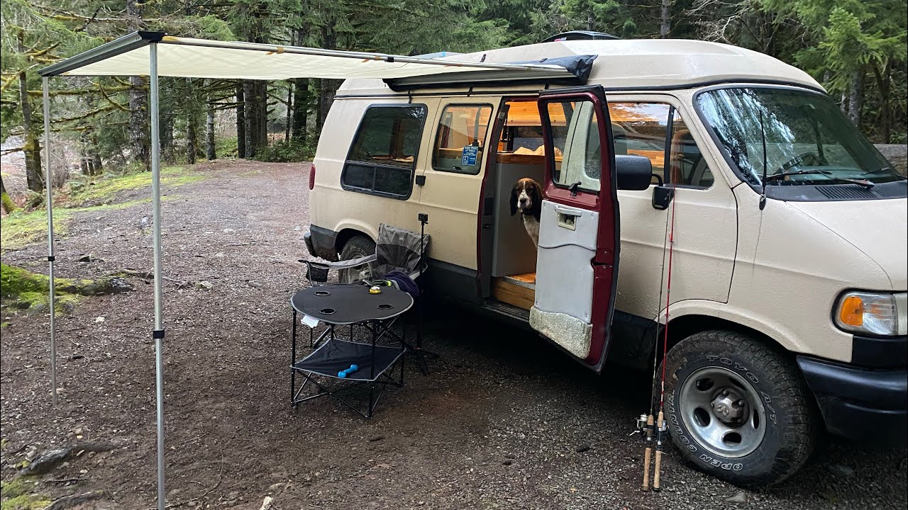 Living in my Self-Converted Camper Van Down By The River....