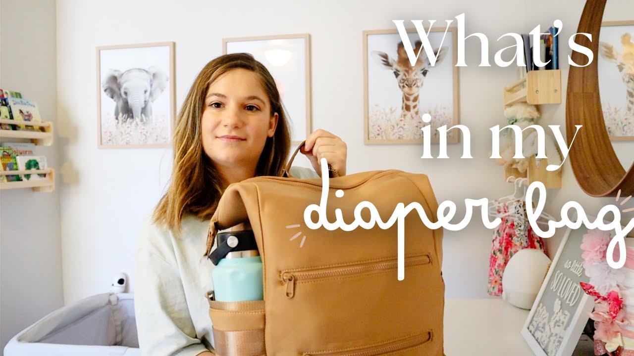 What's In My Diaper Bag | Omanmoli Neoprene Diaper Backpack