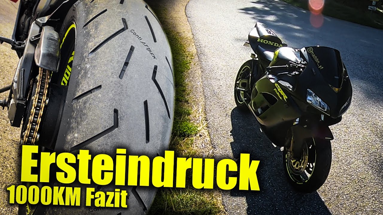 CONTI SPORT ATTACK 4 🔥 1000KM Fazit - Ersteindruck/Fahrverhalten 💥 Honda CBR1000RR SC57