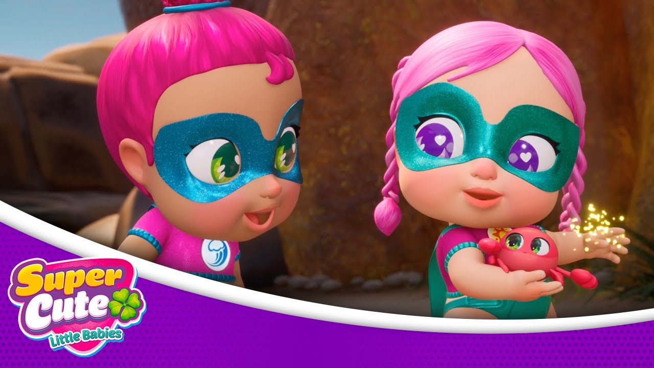 SUPERCUTE LITTLE BABIES en ESPAÑOL LATINO -  El Cangrejo sin Casita  🦀 🐚 [1x5] 🍀🍼| DIBUJOS ANIMADOS
