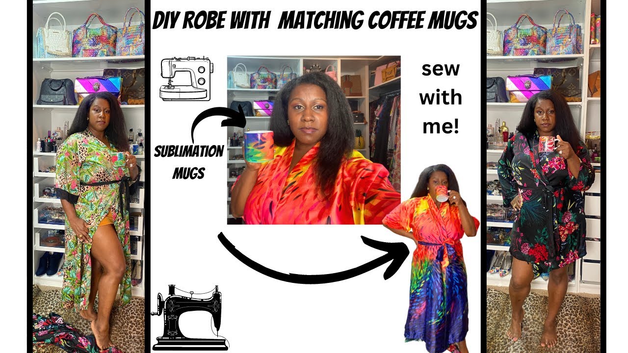 DIY Robe and Matching Coffee  Mug