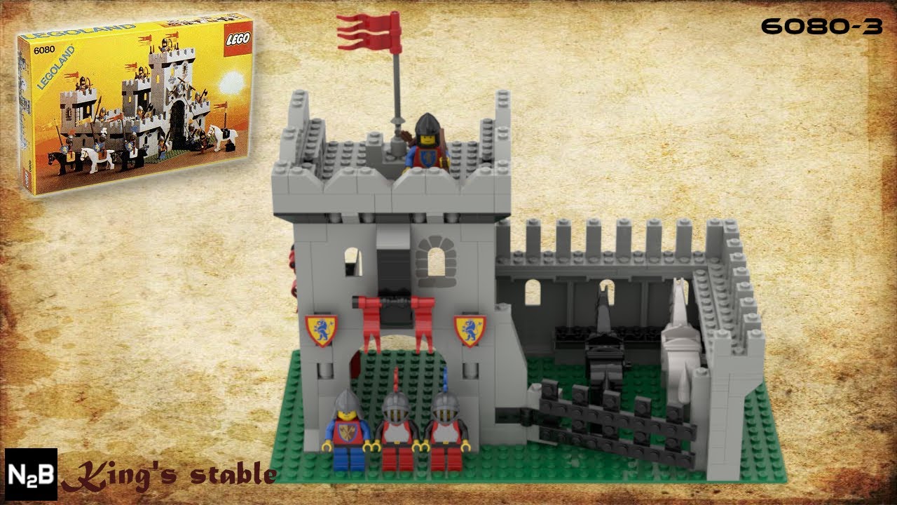 Lego 6080, альтернативная сборка 3, инструкции - King's Stable