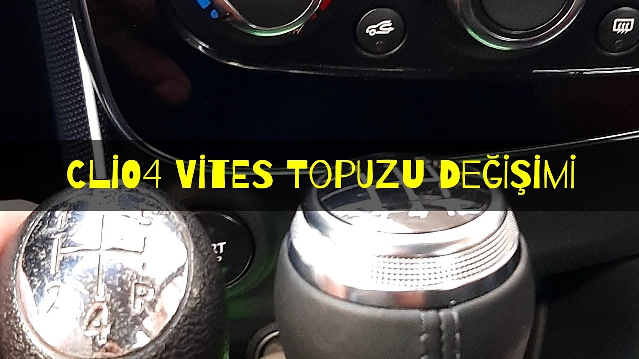 Clio4'e Clio5 Vites topuzu montajı