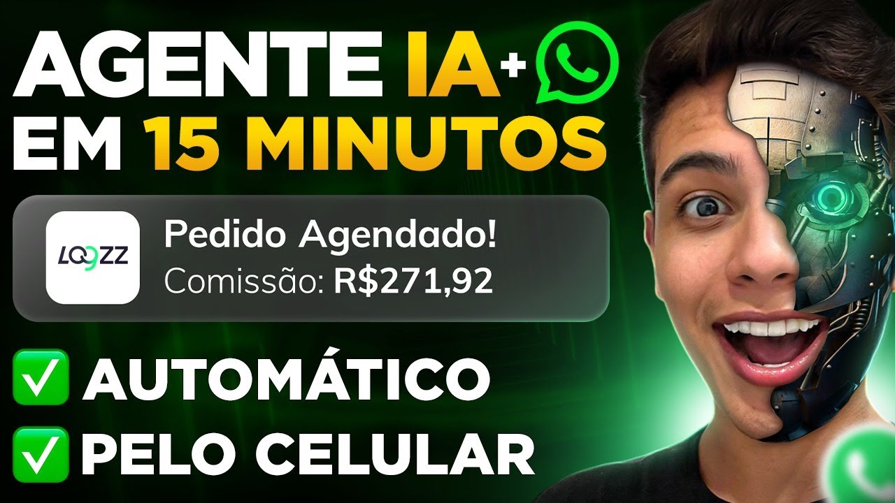 AT&Eacute; ASSUSTA! CRIE SEU AGENTE IA QUE VENDE SOZINHO NO WHATSAPP EM 15 MINUTOS 😳(Dinheiro online)