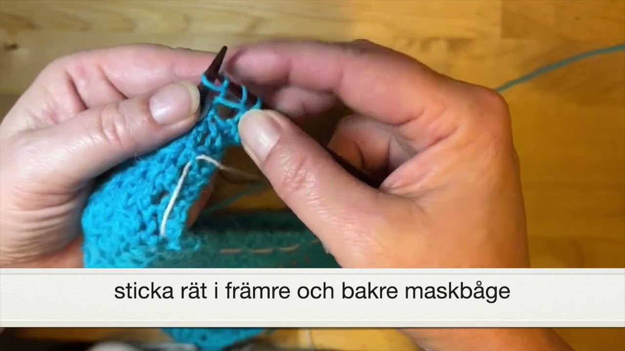 SE rfb - Sticka i främre och bakre maskbåge