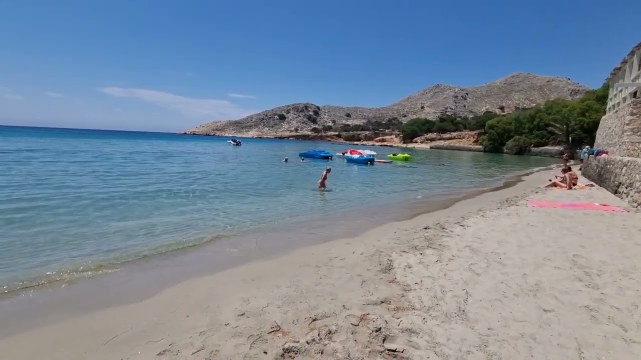 Holiday mood in Chalki island Rhodes Greece June  2023